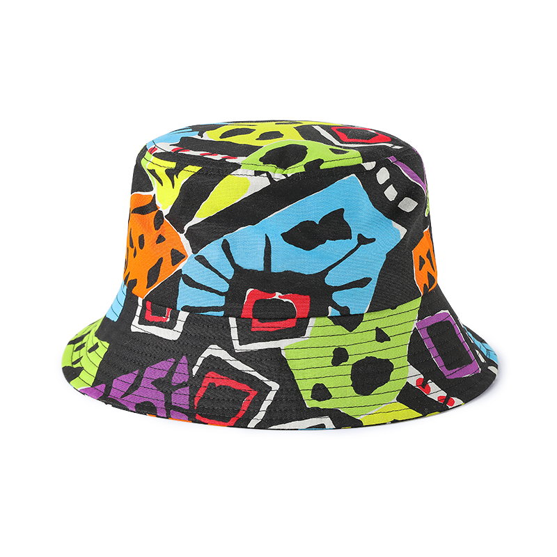 cartoon print bucket hat