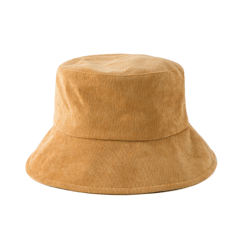 yellow cotton bucket hat